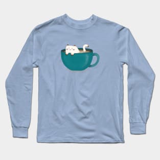 Latte Kitty Long Sleeve T-Shirt